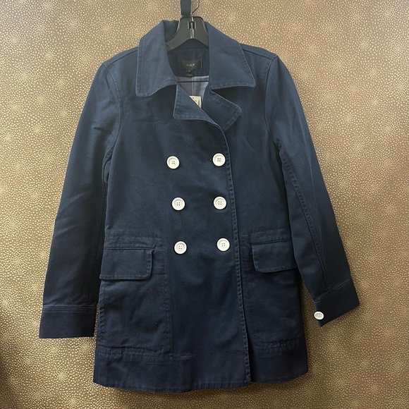 🔥🔥🔥NWT J. CREW Peacoat Jacket - Picture 6 of 10
